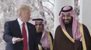 Trump and Prince Deputy Crown Prince Mohammed Bin Salman